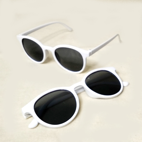 KACA MATA HITAM GAYA WANITA / PRIA HOT FASHION KOREAN STYLE BULAT MATA KUCING