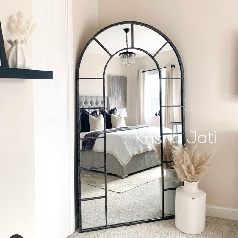 standing mirror cermin figura jendela full body 90x200cm