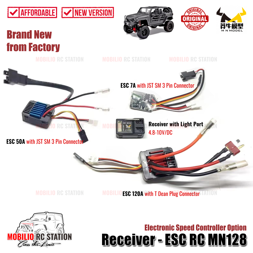Original Part MN128 Receiver ESC MN 128 MN86 New Version RC Crawler Car Adventure