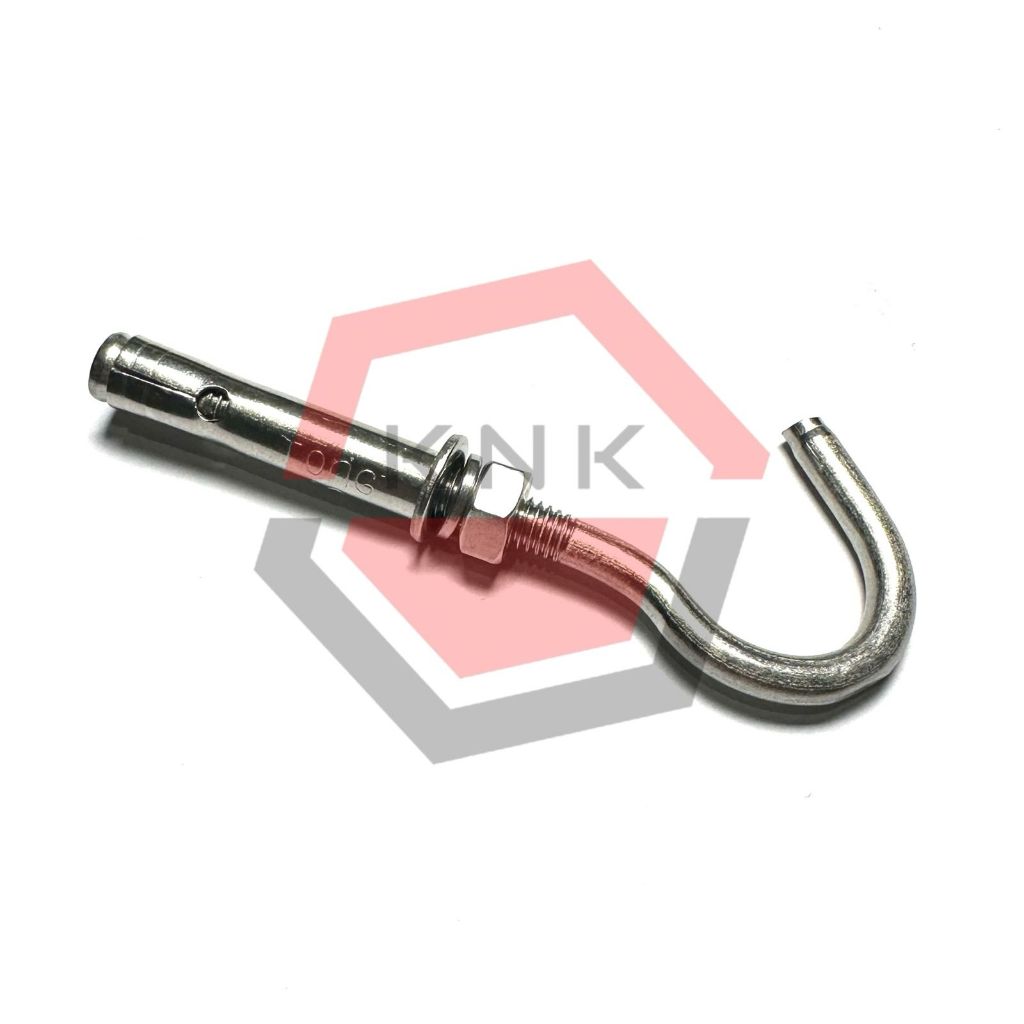 HOOK ANCHOR BOLT 8x45 STAINLESS STEEL