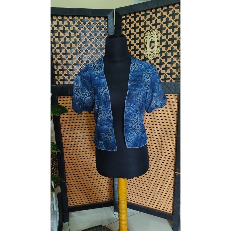 blazer sifon motif New