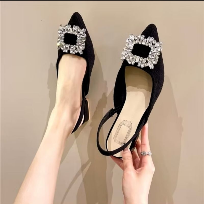 Sendal Sepatu Heels wanita kasual korean style BLINK series