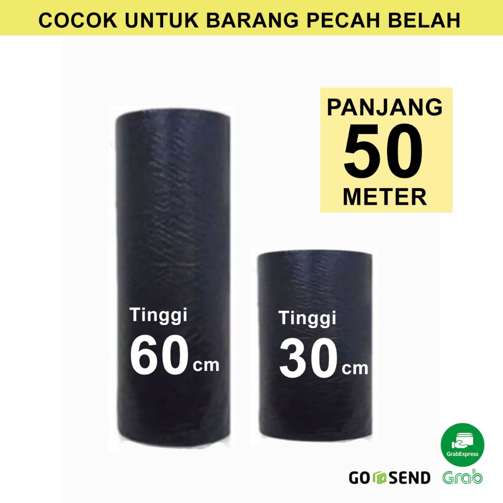

Plastik Packing Bubblewrap Hitam Berbagai Ukuran Bubble Wrap Hitam Premium Roll Tidak Mudah Sobek