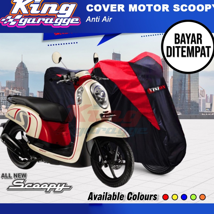 Obral Istimewa  Cover Motor Scoopy Selimut Motor Scoopy  Jas Motor Scoopy Berkualitas Sarung Motor S