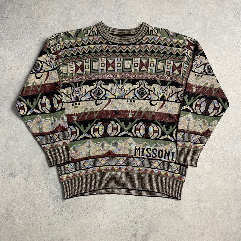 vintage knitwear missoni no coogi