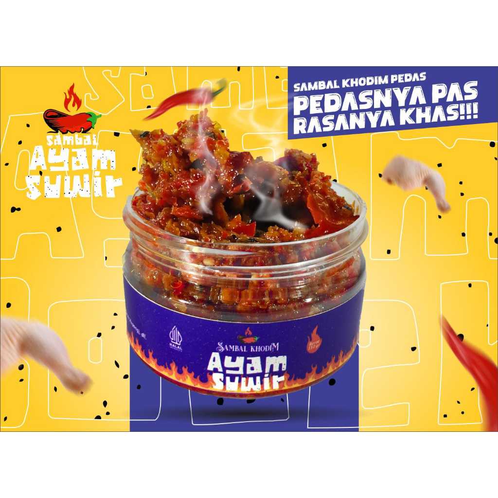 

Sambal Ayam Suwir Khodim Pedas 130g