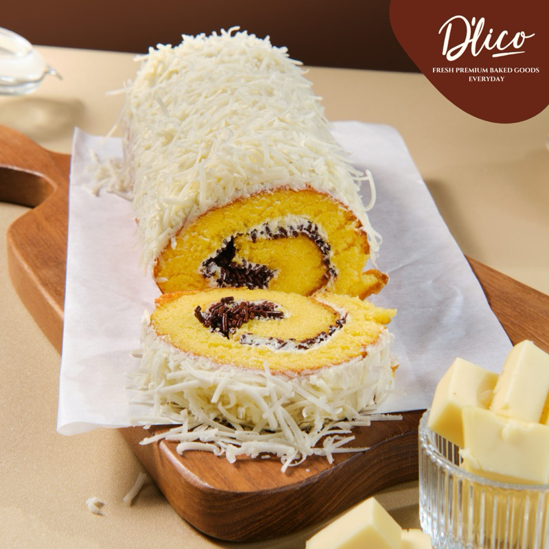 

Roll Cake Vanilla Choco Cheese | Bolu Gulung Premium