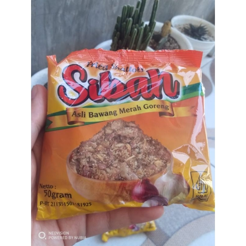 

Bawang Goreng Sibah Kemasam Sachet