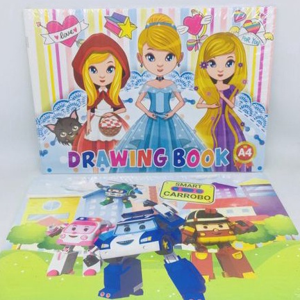 

Specia Sale Buku Menggambar Drawing Book isi 1 pack 1 pcs motif campur cewe dan cowo