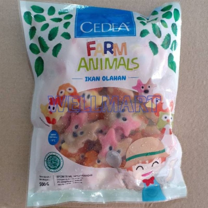 

Cedea Farm Animals 500gr Ikan Olahan Baso Ikan Bentuk Binatang