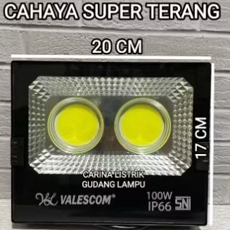 Valescom Lampu Sorot LED COB 100w 100watt SNI Floodlight