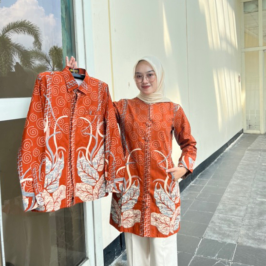 Batik wanita tunik bahan katun premium Full lapisan trikot mewah