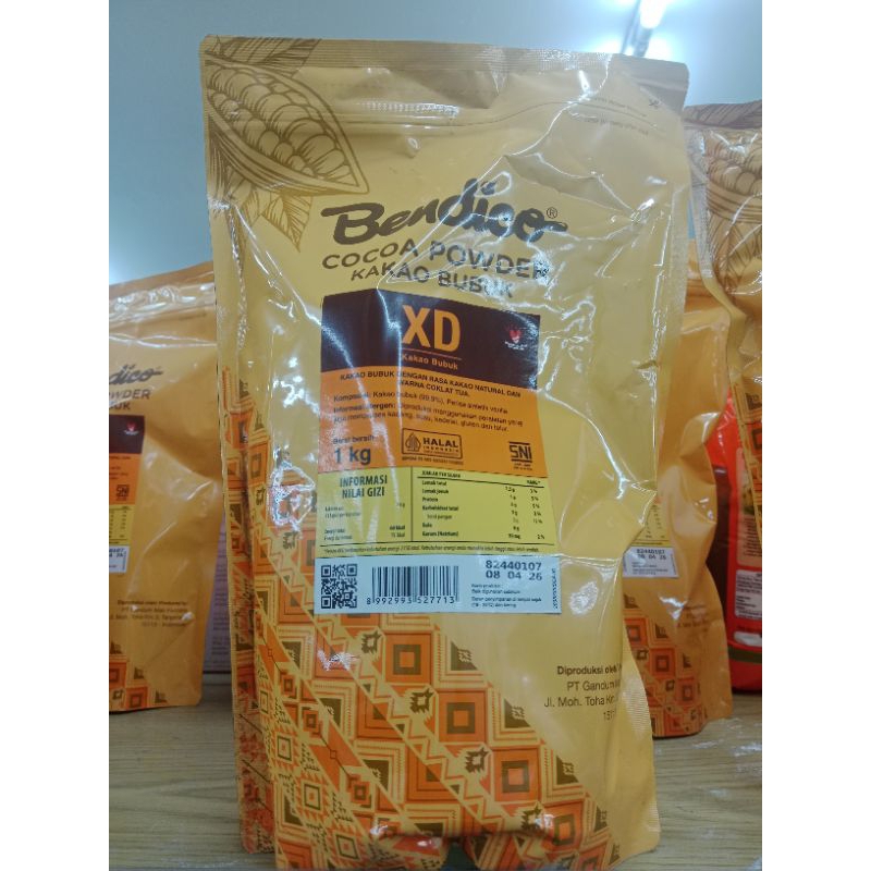 

BENDICO EXTRA DARK XD 1KG/BENDICO COCOA POWDER XD 1KG