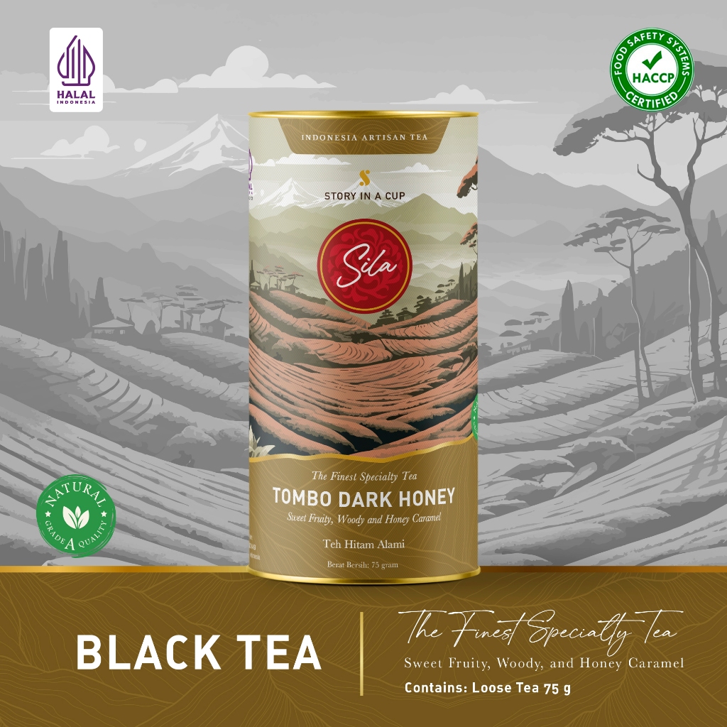 

Sila Specialty Tea - Tombo Dark Honey - Canister - Teh Premium - Black Tea