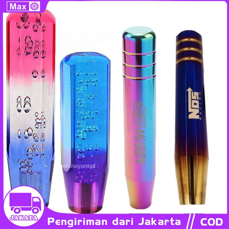 Masterpiece44 - 15/20/25 cm Universal Mobil Gelembung Styling Gear Shift Knob Transparan Manual