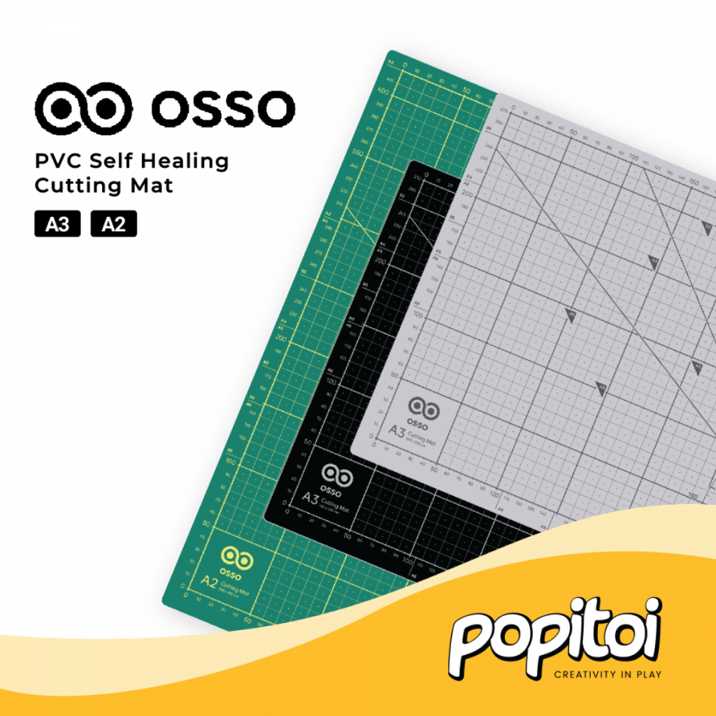 

OSSO PVC Self Healing Cutting Mat A2 Alas Potong Kertas