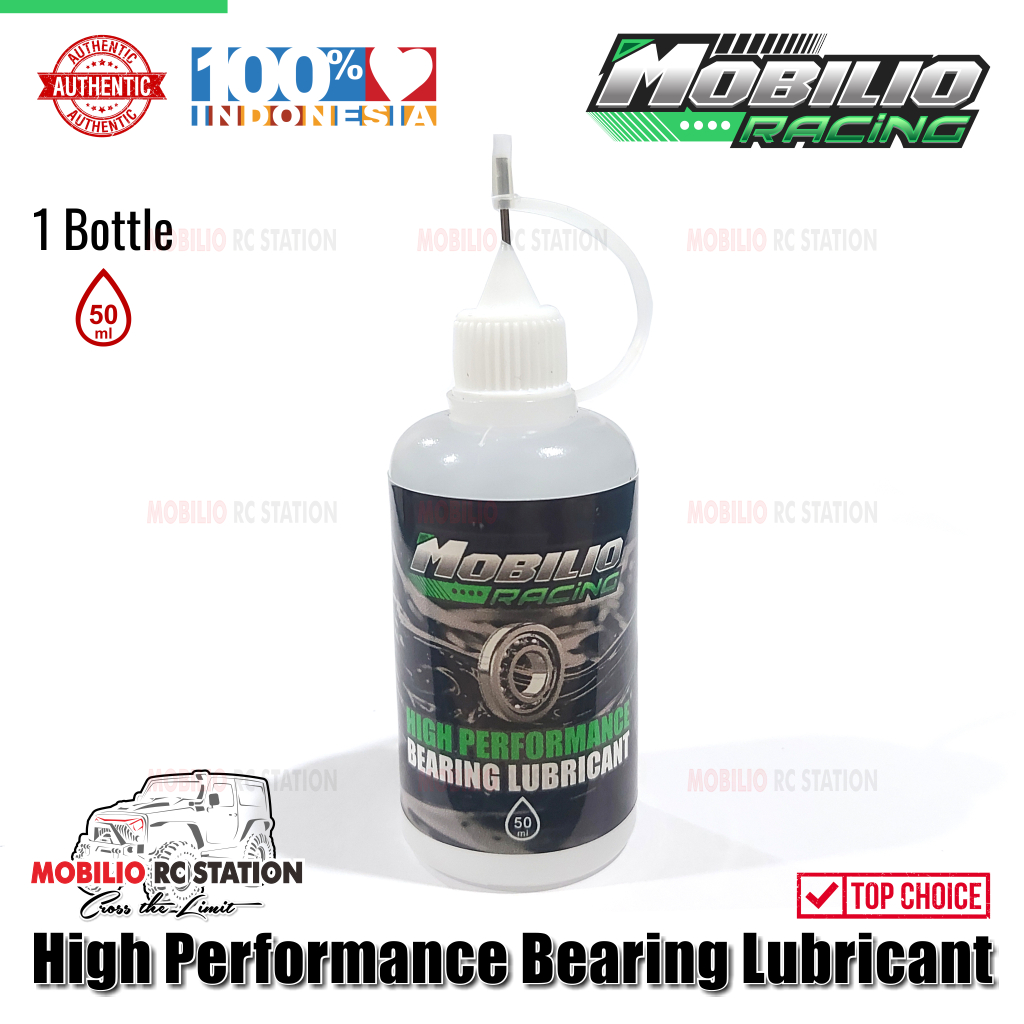 Mobilio Racing High Performance Bearing Lubricant 50ml Pelumas RC Ball Joint Rod End Oil