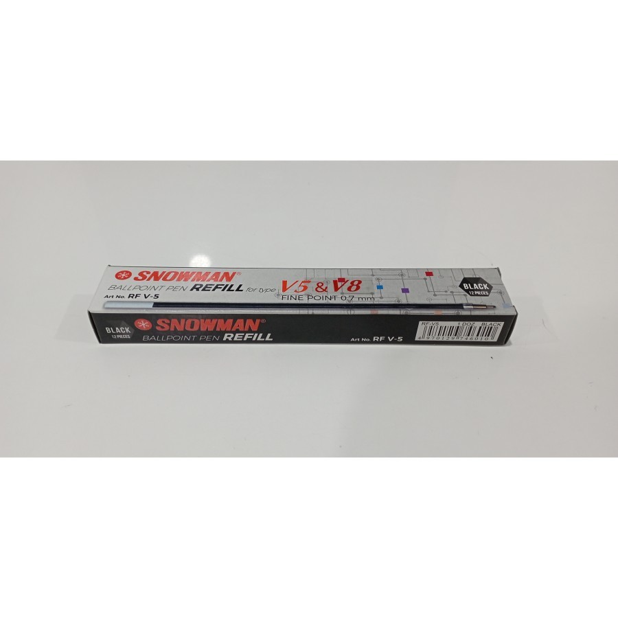 

Refil / Isi Pulpen Snowman V5 V8 Fine Point 0.7 mm (Per Lusin)