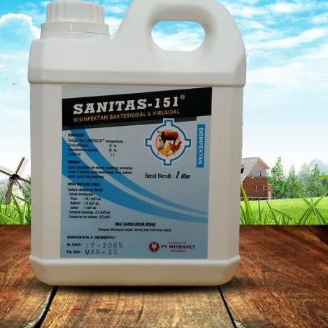 ~~~~~] Sanitas 151 Desinfektan Netto 1lt - star Farm