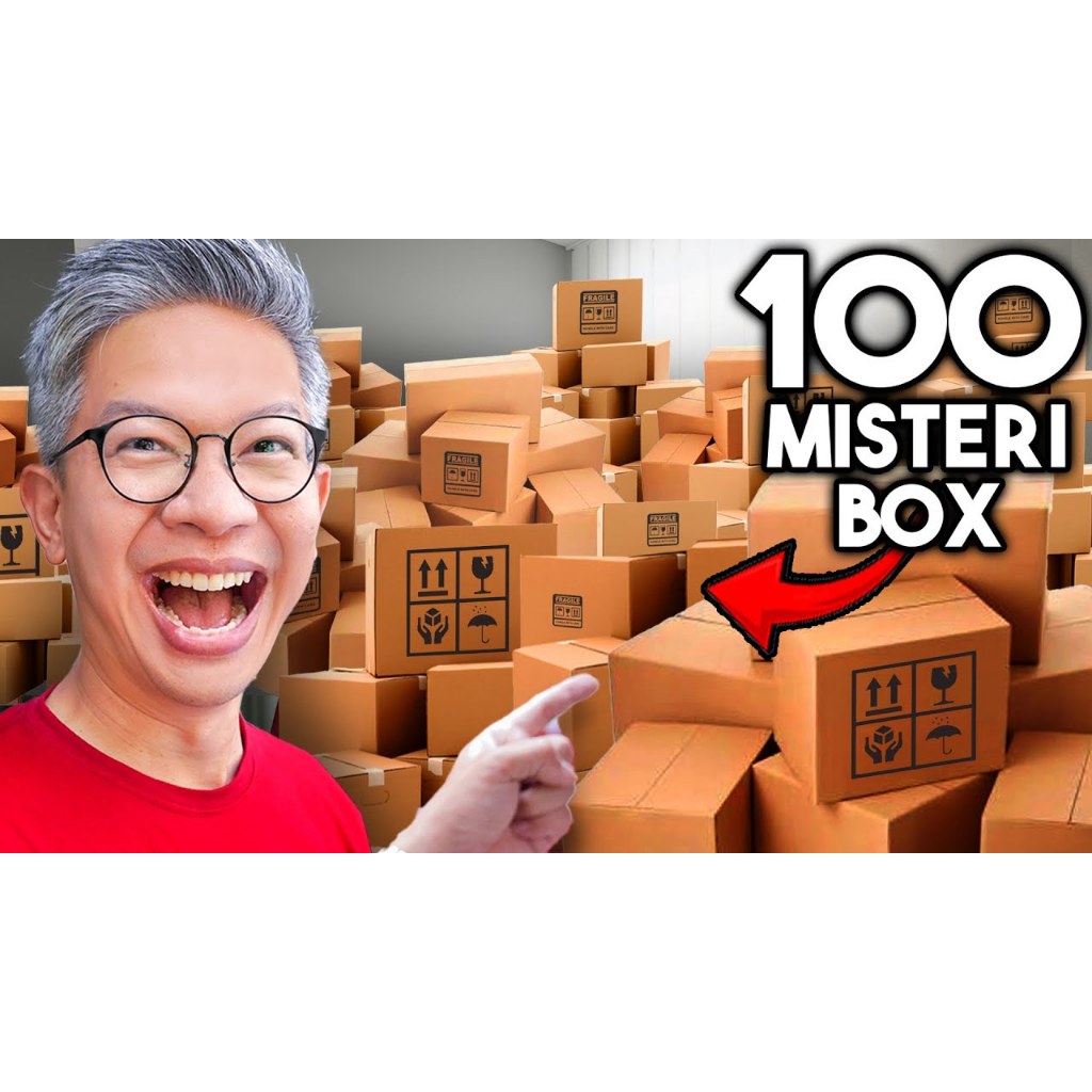 

mysteri Box 1000 kotak misteri anti zonk viral promo