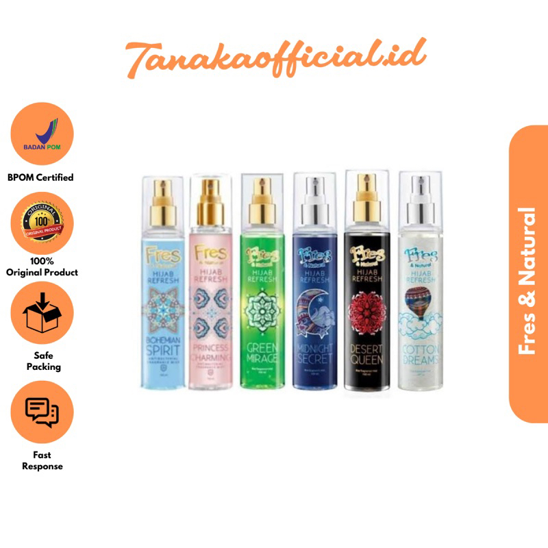 FRESH And Natural Refresh 100ml BPOM ORIGINAL / Minyak Wangi Fresh Hijab Perfume Parfum