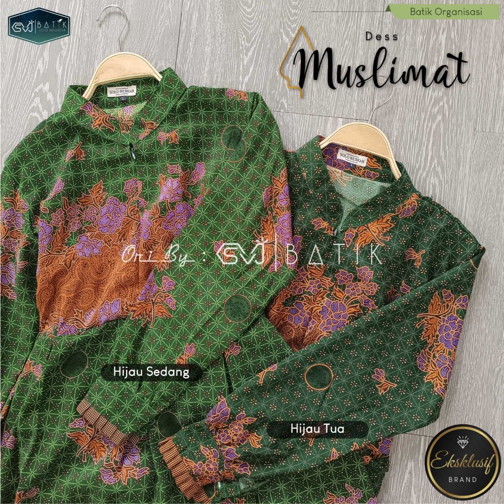 Flash Sale Gamis Pengaosan Nu Muslimat Nu 2025 Logo Nu Hijau Baju Muslim Dewasa Seragam Pengajian