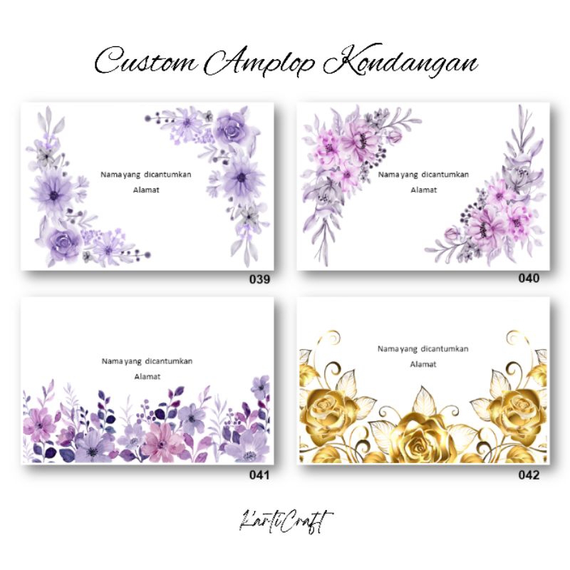 

(50 pcs) Amplop Kondangan / Amplop Sumbangan / Amplop Custom Cetak Nama
