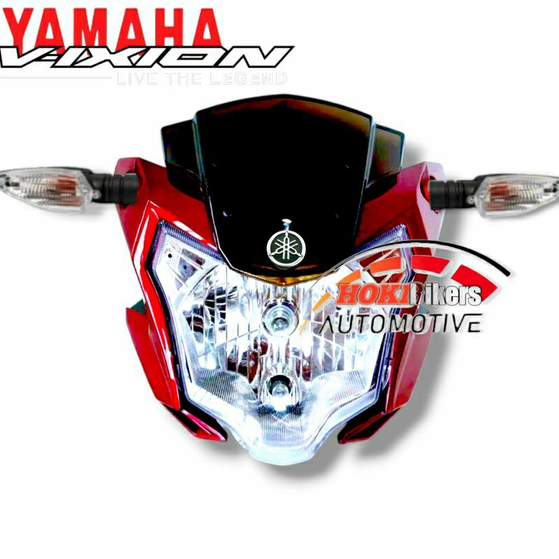 Batok Lampu Depan Komplit Vixion New Vixion Advance NVA PREMIUM 0RIginal pNp NVL Hitam reflektor Vix