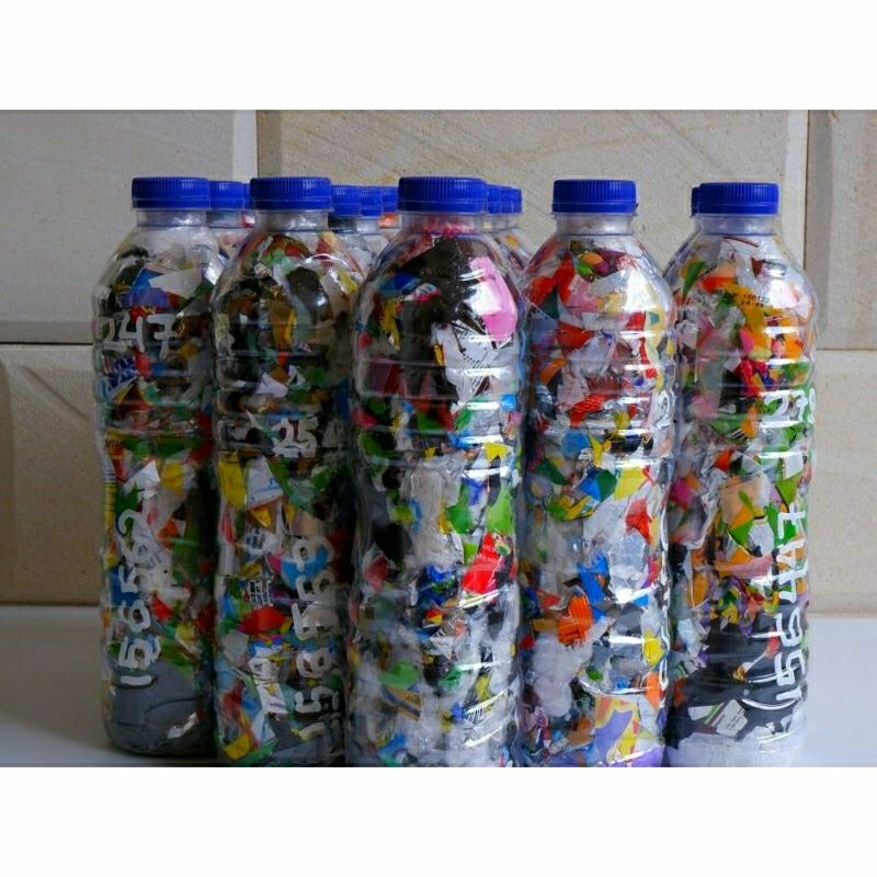 

ECOBRICK KEMASAN 600ML BERAT 500GR