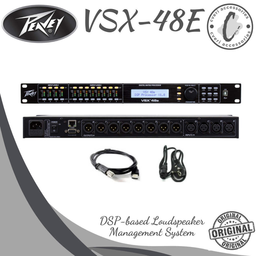 Peavey VSX-48E DSP-based Loudspeaker Management System Peavey VSX48E