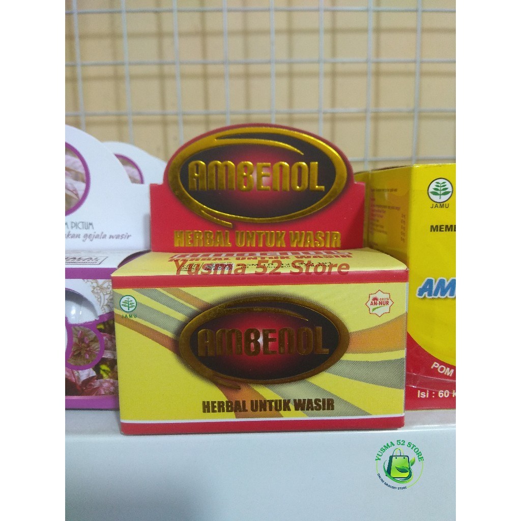 

Obat Herbal wasir ambeien AMBENOL 50 kapsul