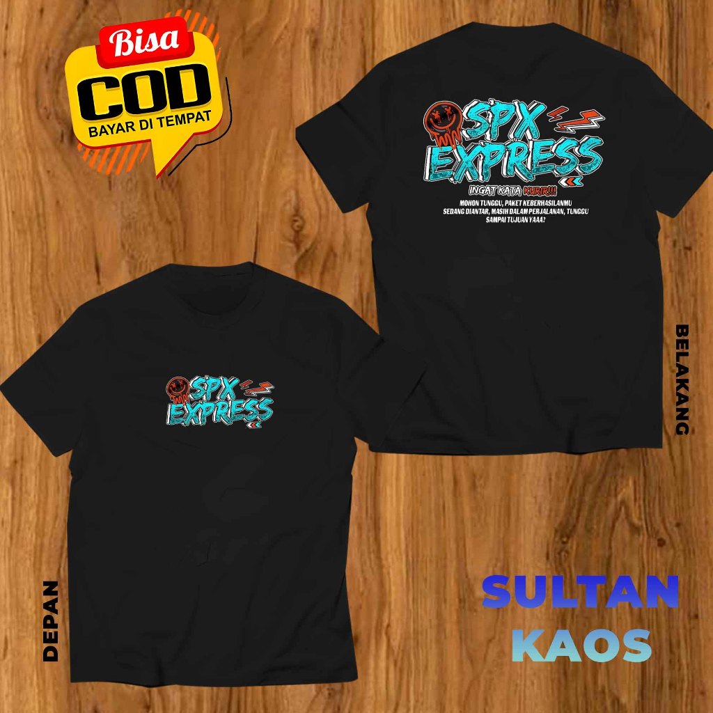 KAOS SPX EXPRESS - MAFIA JALANAN INGAT KATA KURIR  - TSHIRT DISTRO DEWASA KURIR SPX EXPRESS
