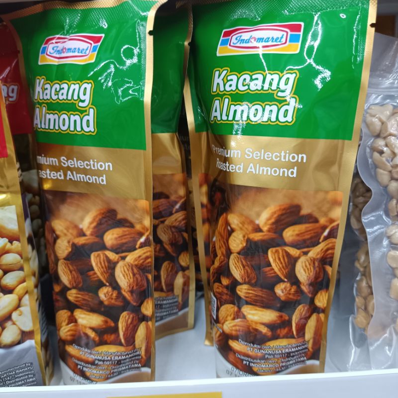 

Kacang Almond Indomaret 70gr