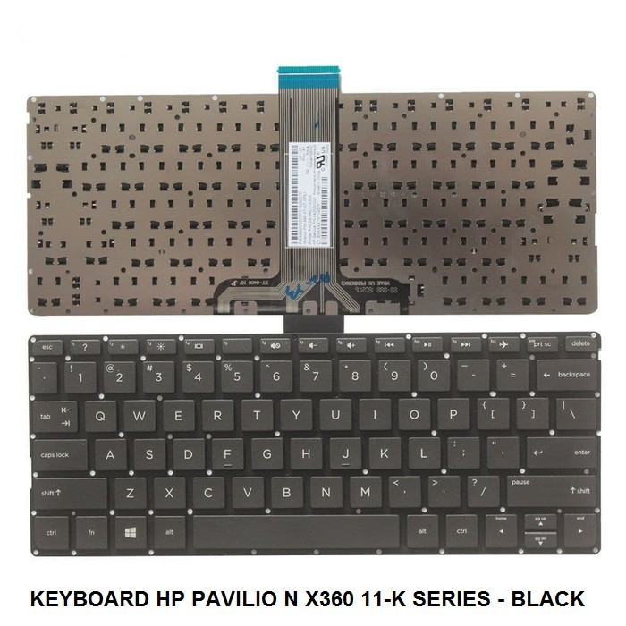 KEYBOARD HP PAVILION X360-11 HP X360 11-AB103TU 11-K 11-K000 BLACK
