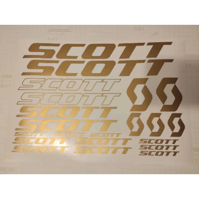 Set Stiker Scott  Sepeda Balap eBike MTB BMX Fork High Quality