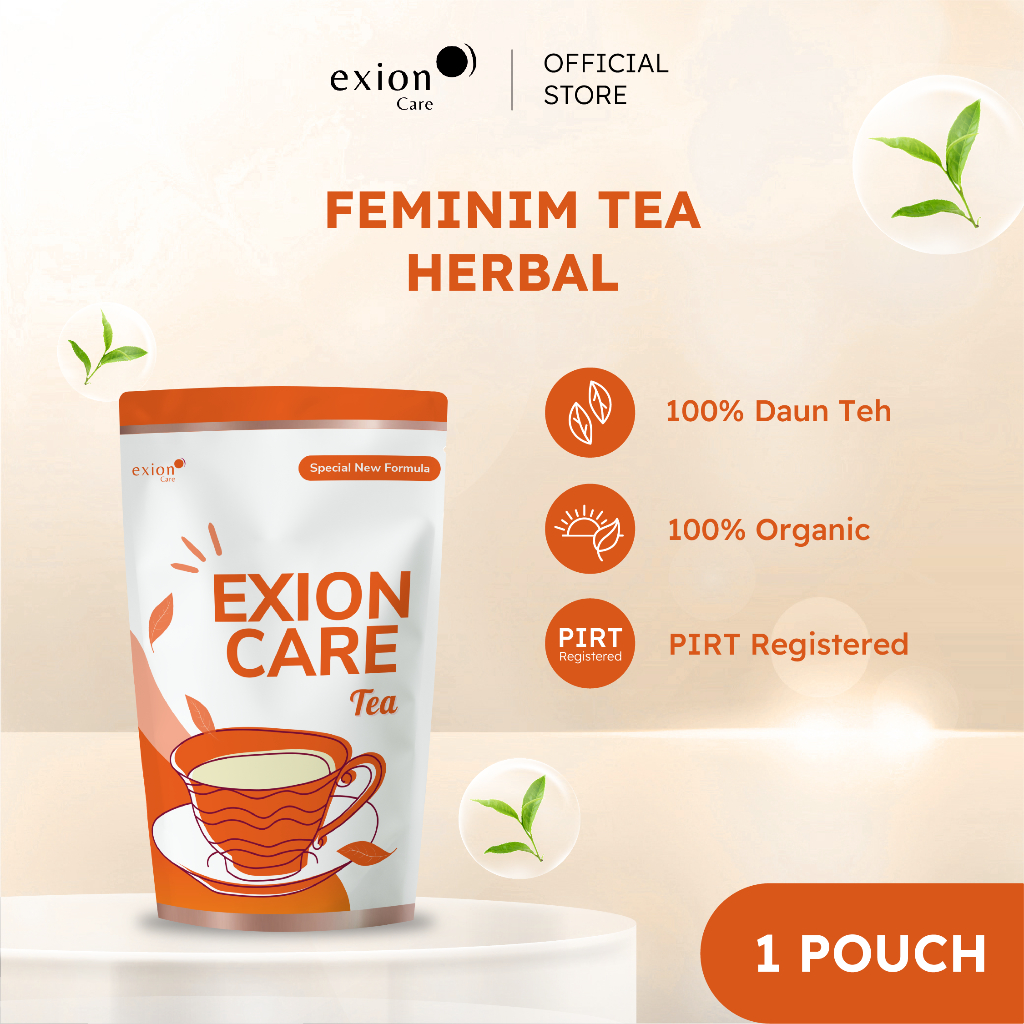 Exion Care Orange  1 Pouch - Isi 20 Tea Bag |  | Teh Alami |  Melancarkan Haid | Program hamil | men