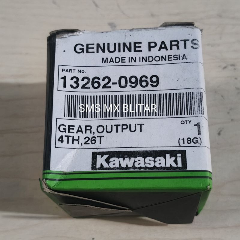 RASIO 4 OUTPUT 26T ORIGINAL KLX 150 BF L DT