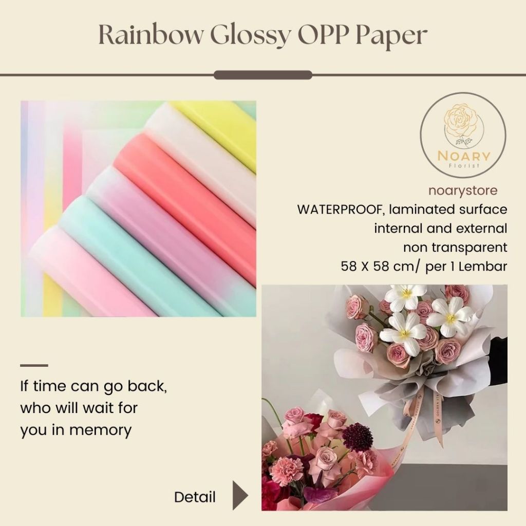 

RAINBOW GLOSSY OPP PAPER
