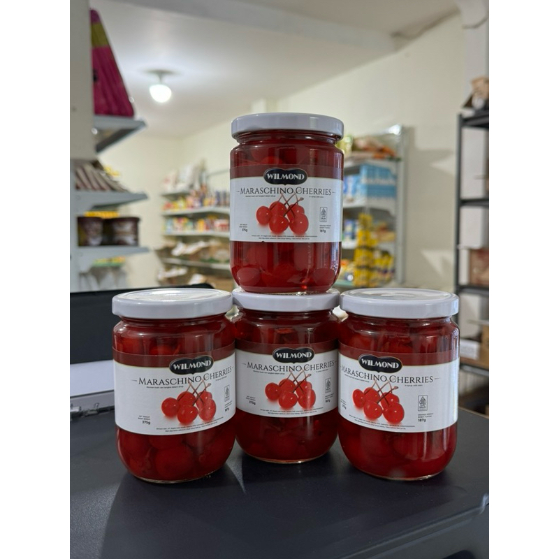 

WILMOND maraschino cherries / cherry tangkai 375gr