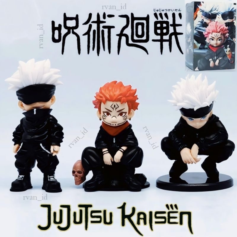Action Figure Gojo Satoru - Sukuna - Yuji Itadori - Figure Anime Jujutsu