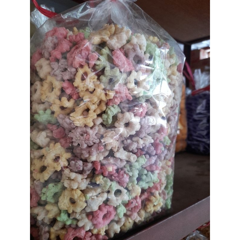 

snack kembang sakura warna500g