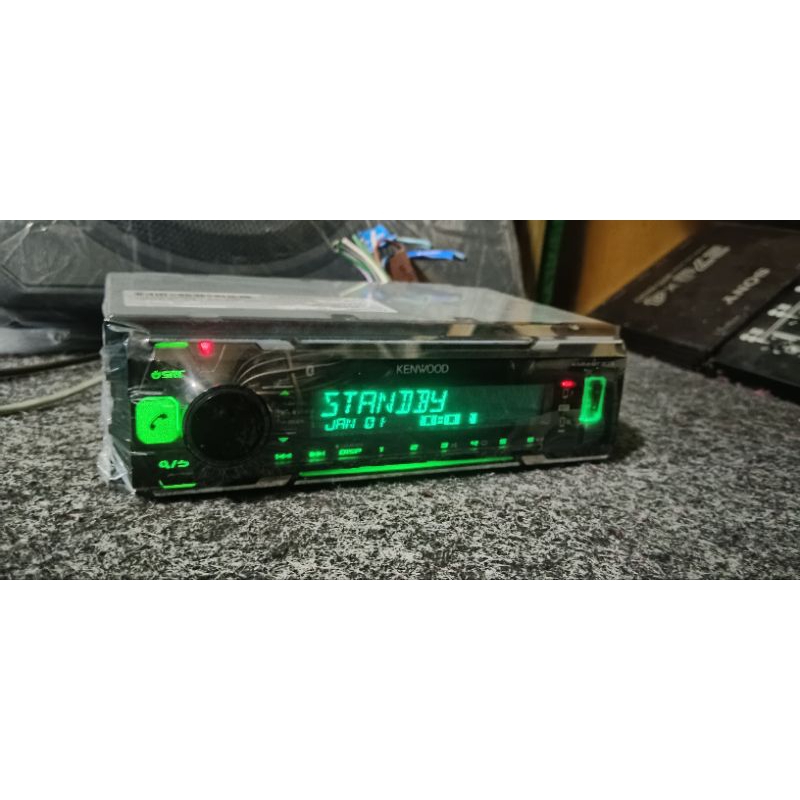 head unit singel dint kenwood kmm u 303 bt