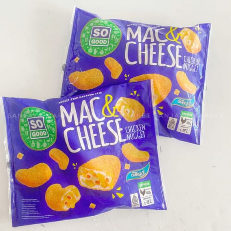 

NUGGET MAC N CHEESE SOGOOD 400gr