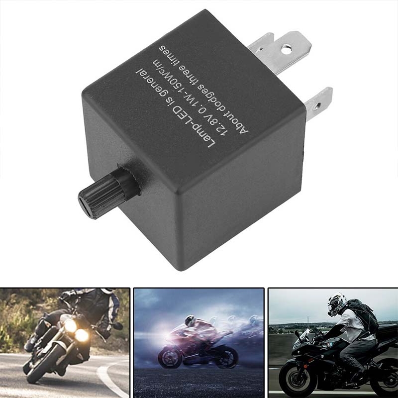 Relay Flasher Mobil /3-Pin Adjustable Flasher Lampu Sein/Flasher Sen/Adjustable Flasher Lampu Sein/1