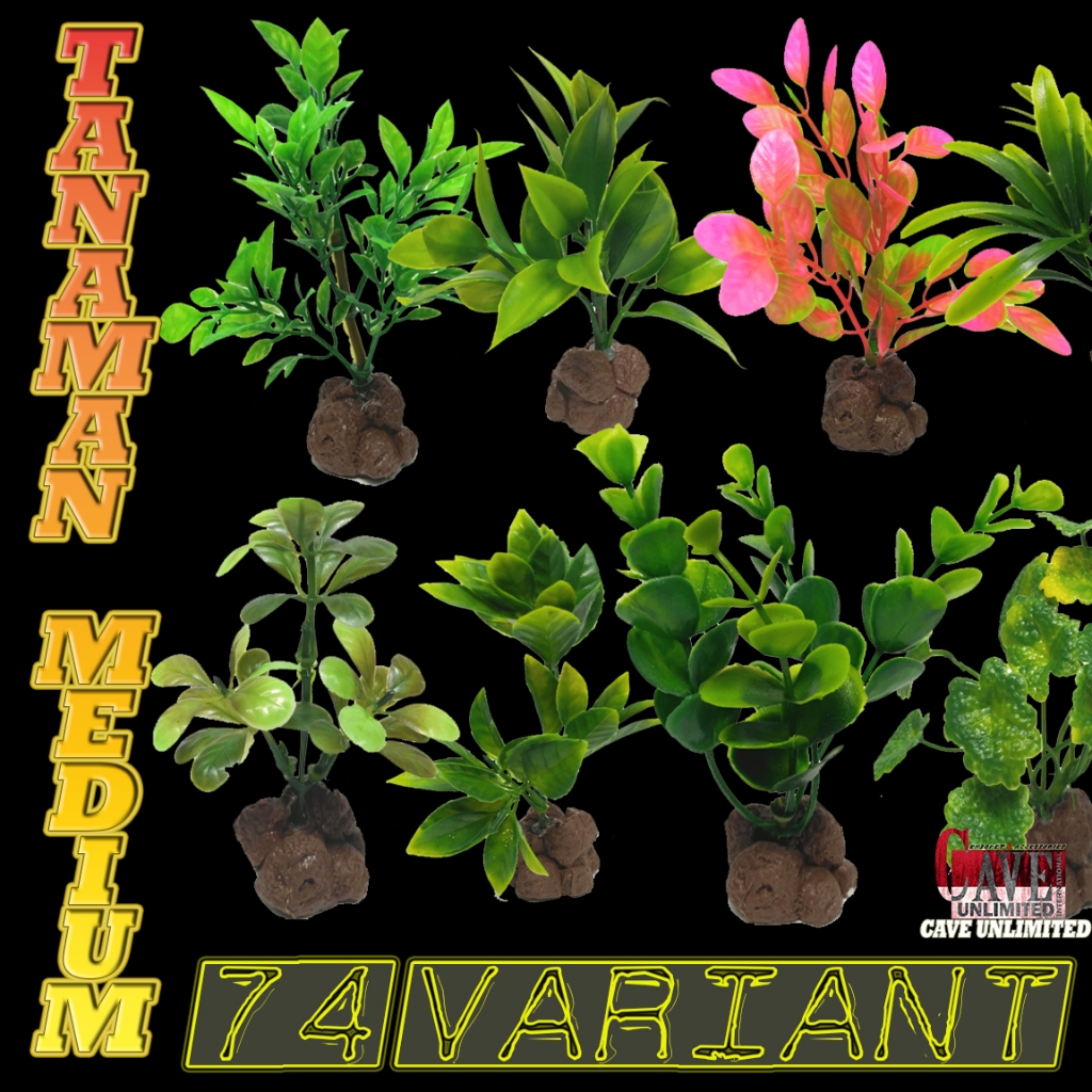 PA003 TANAMAN HIAS ARTIFICIAL FAKE PLANT POHON MINI IMITASI PALSU HIASAN DEKORASI AKURIUM IKAN AQUAS