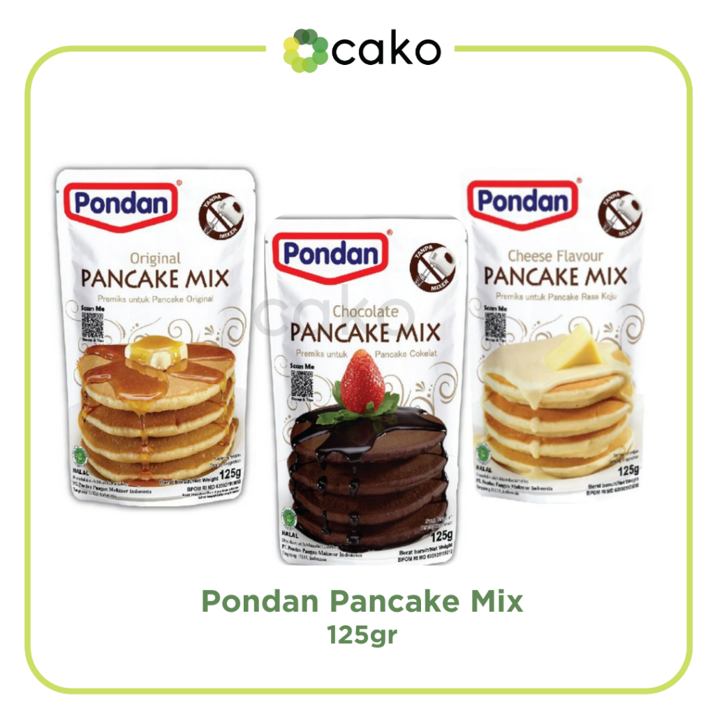 

Pondan Pancake Mix 125gr / Tepung Premix Pancake