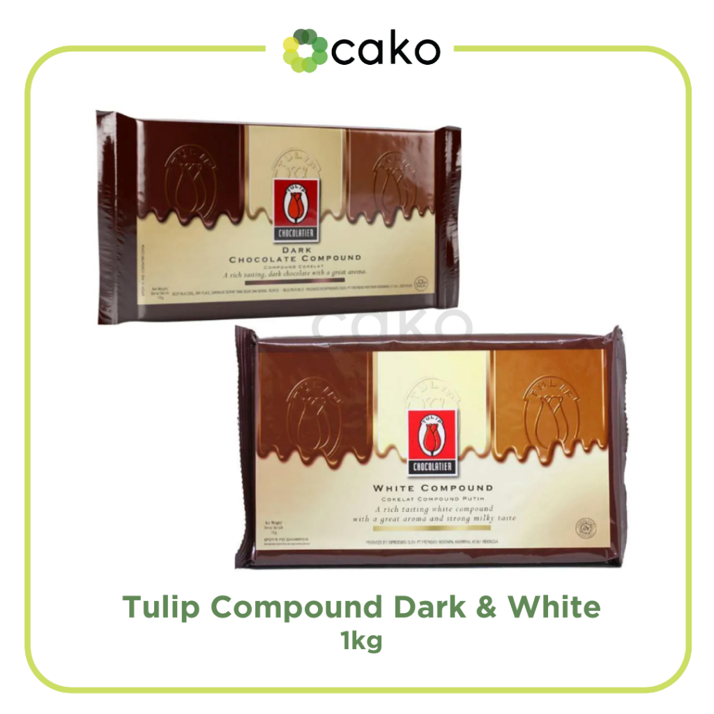

Tulip Compound Chocolate Dark & White 1kg