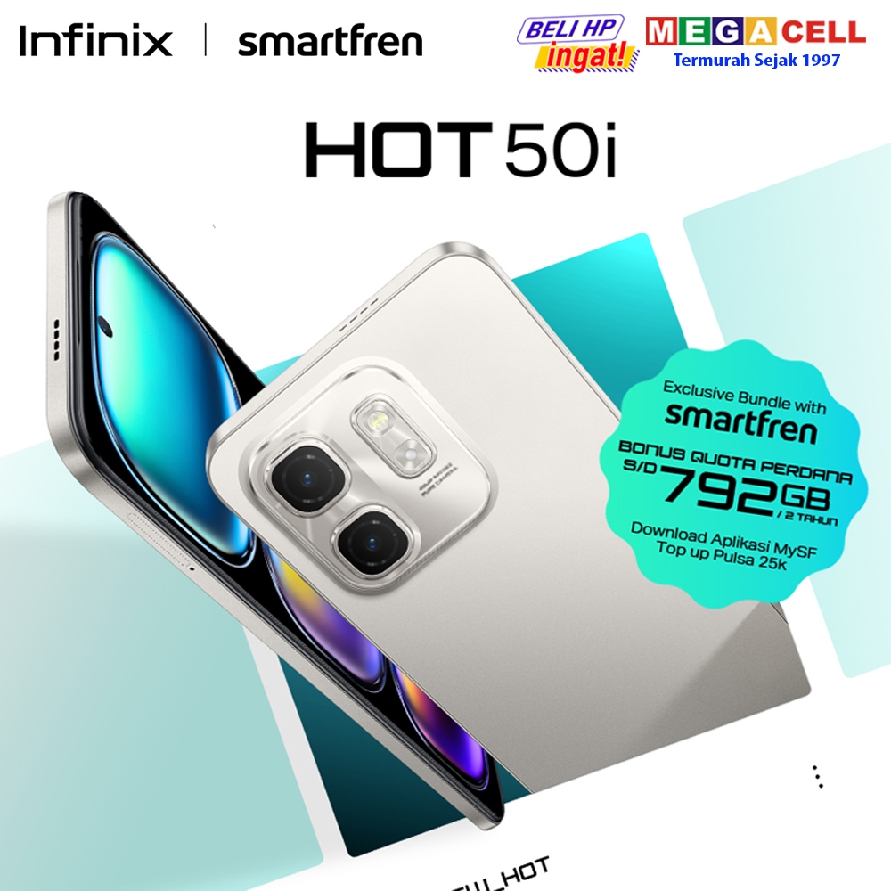 Infinix Hot 50i 6/128GB - Garansi Resmi - Spek Gaming