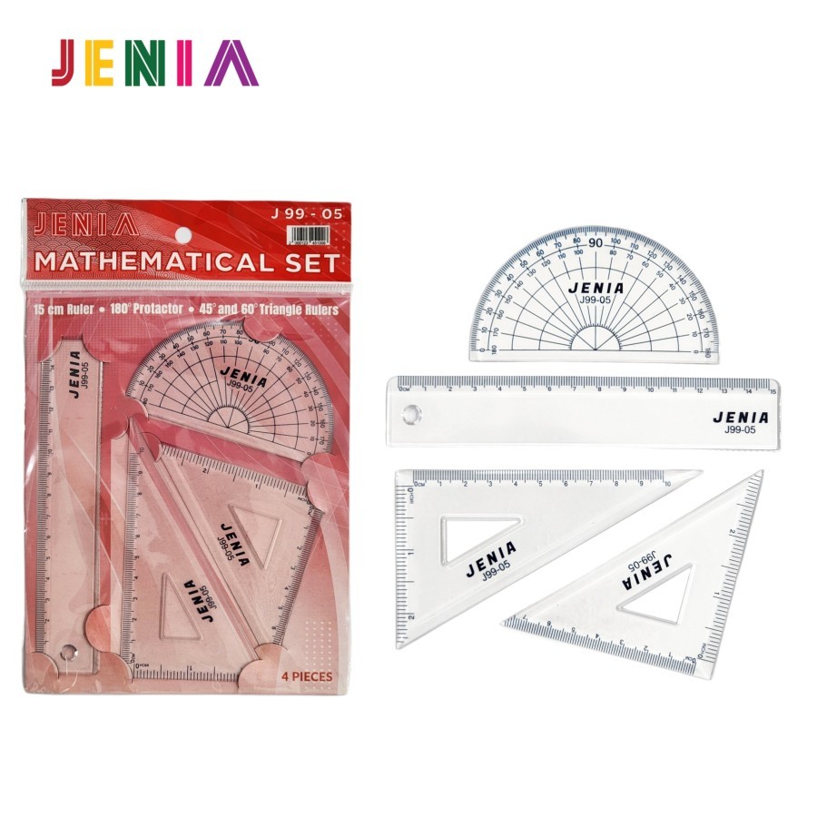 

Penggaris Mathematical Set Jenia J99-05