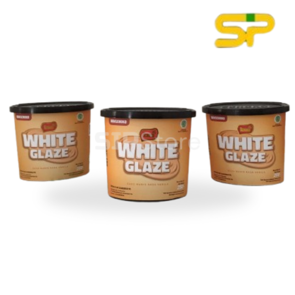 

SCHOKO White Glaze 250 Gr / Filling & Spread / Selai / Topping